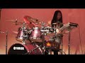 Sara, 12 yrs drummer girl, plays King Crimson \"Red\"