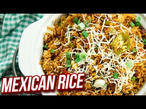 Mexican Rice Recipe – How To Make Mexican Rice – Easy One Pot Meal – Ruchi Bharani