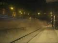 110mph Acela creates a snow tunnel as it flys through Canton Junction! *Must See*