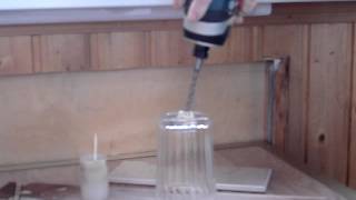 Bosch GDR 10,8 + Bosch HEX-9 Ceramic - сверление стекла