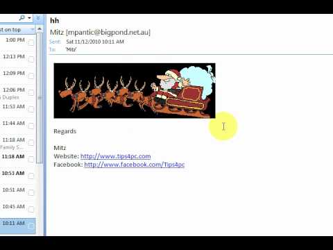 how to attach gif image in outlook
