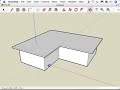SketchUp: Constructing gabled roofs