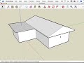 SketchUp: Constructing gabled roofs