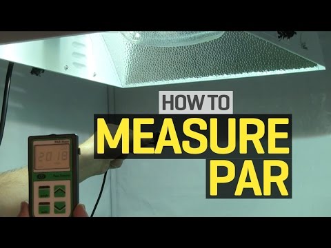 how to measure light