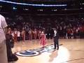 Janna sings for L.A. Clippers
