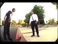 Skateboarding Security Fight
