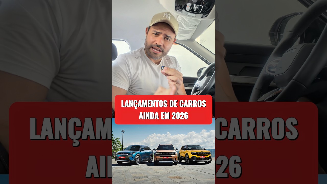 PRÓXIMOS CARROS A SEREM LANÇADOS NO BRASIL EM 2026 🚨🔥 #byd #gwm #omoda #jaecoo #jeep