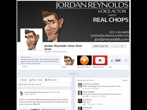 how to page a facebook page