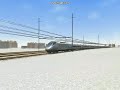 Acela crashing into a train