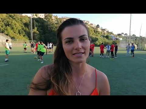 La calciatrice Alia Guagni tiene a battesimo la nazionale di Calcio dell'Elba della Conifa