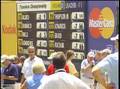 travelers championship 2008 handwritten scoreboard