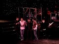 jeff branson, colin egglesfield, aiden turner and brent weber from all my children do a skit at the abc daytime salutes bcefa concert at town hall in nyc on 2.25.07