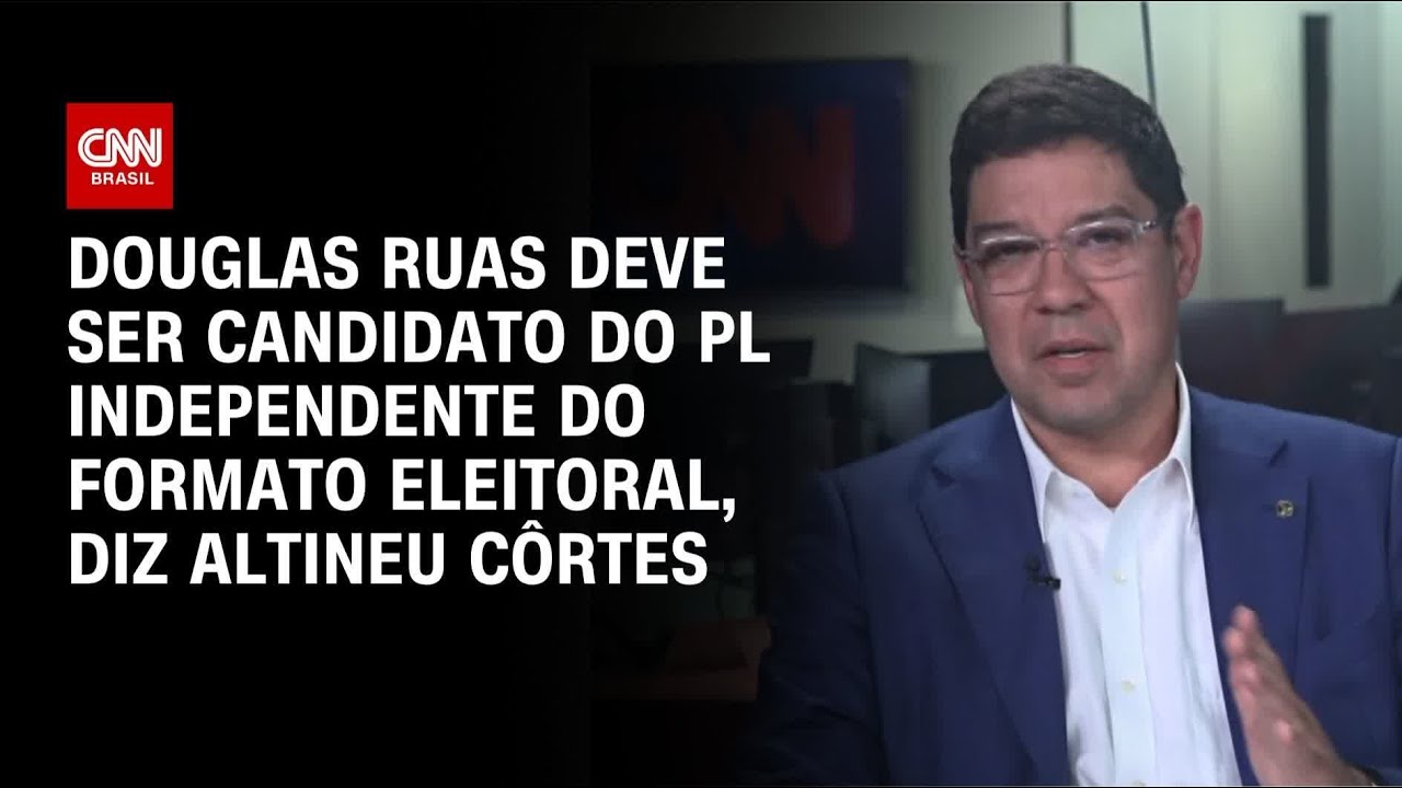 Presidente do PL-RJ: Ruas deve ser candidato do PL independente do formato eleitoral | CNN 360°