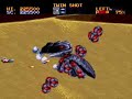 some gameplay footage from thunder force 4 also known as lightening force.