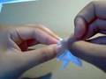 Origami - How to fold a 3D 12 point star (part 2)