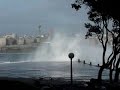 temporal rompe paseo marítimo en la coruña