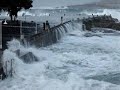 Temporal rompe Paseo Marítimo en La Coruña Temporal rompe Paseo Marítimo en La Coruña