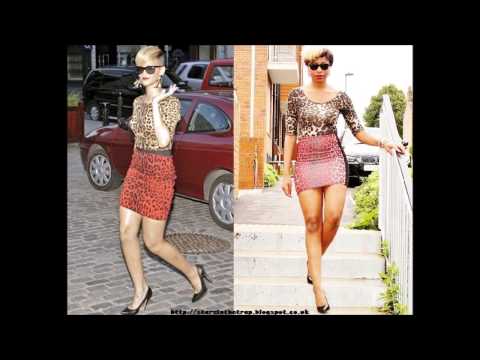 Style Steal: Riahanna's Dolce & Gabbanna Two Tone Dress