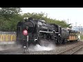JR西日本　復活C62 2号機スチーム号牽引・梅小路蒸気機関車館　2012/10/10