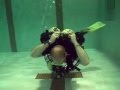 Scuba diving advanced skills demonstration