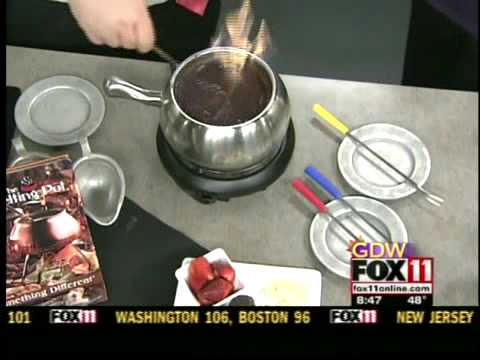wluk - The Melting Pot makes Chocolate Fondue.
