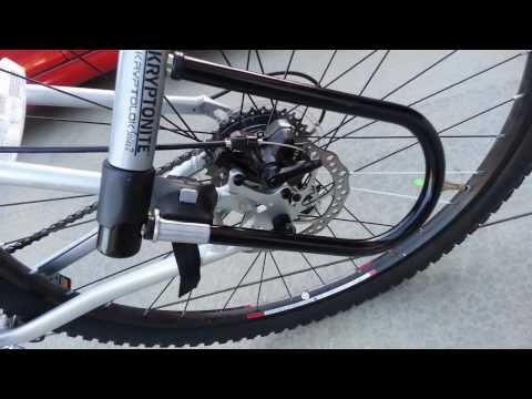 how to attach kryptonite lock to bike