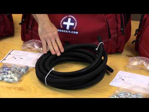 how to patch hydraulic hose