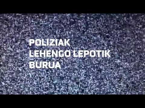 Polizia: lehengo lepotik burua Polizia: lehengo lepotik burua