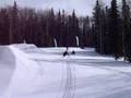 Skiing with John