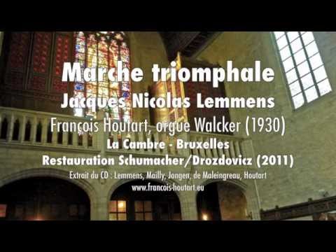 Walcker;restauration - Marche triomphale Jacques Nicolas Lemmens (Belgique - Belgium) François Houtart, orgue Walcker (III/P, 1930) La Cambre - Bruxelles Restauration Schumacher (B...
