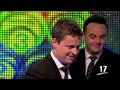 Ant and Dec play interval pub games with Stephen Mulhern live during Britain's got more talent (BGMT) on 6th May 2012 and start mucking about. Stephen loses it and disqualifies Dec with hilarious consequences. Outrageous!!