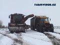 Int�grale Holmer Terra Dos sous la neige et JCB Fastrac 8250