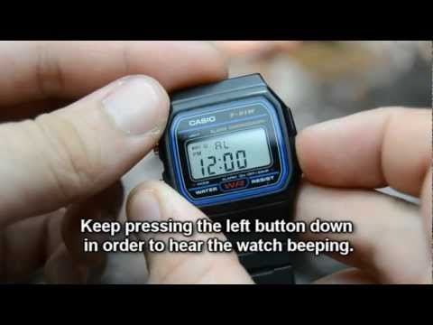 how to fasten a gold casio watch