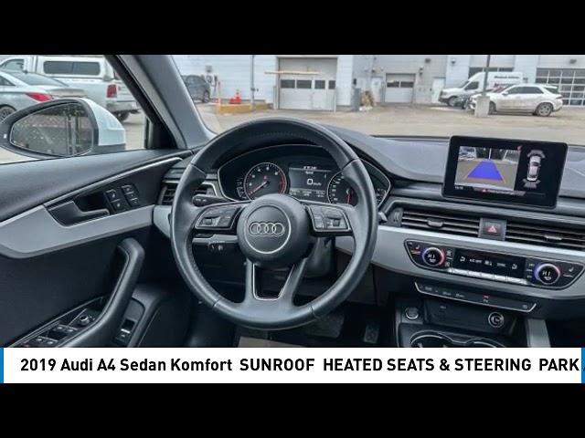 2019 Audi A4 Sedan Komfort | SUNROOF | HEATED SEATS & STEERING in Cars & Trucks in Strathcona County