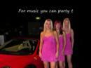 now that the band has been on tv, we thought it's about time for an ad break.  the only wheels in sight are on the ferrari.  check it out!