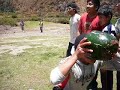 campamento  juego de la sandia