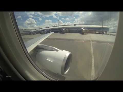 A320 GoPro 3 Wingview Takeoff in Prague