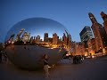 Cloud Gate AKA: \"The Bean\" at Sunset