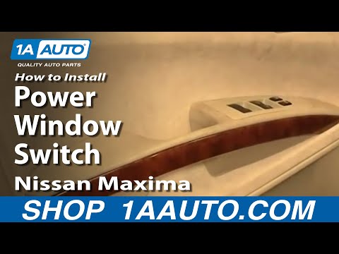 How to Install Replace Power Window Switch Nissan Maxima 04-08 1AAuto.com