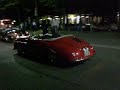 passage from viale cavour in ferrara. mika hakkinen was driving the new mercedes benz slr stirling moss seen in the begining of the video. following some vintage ferrari, porsche and mercedes can be seen.
