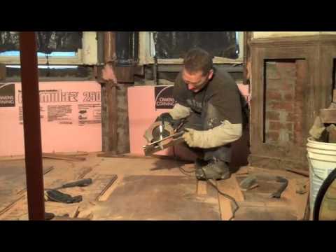 how to patch tongue and groove floor