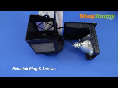 Mitsubishi 915P049010 Lamp / Bulb DIY Replacement Guide for DLP TV Lamp Tutorial