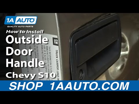 How To Install Replace Outside Door Handle Chevy Pickup Blazer GMC S15 Sonoma Jimmy 98-04 1AAuto.com