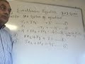 Simultaneous Equation Process of elimination method solution Simultaneous Equation Process of elimination method solution
