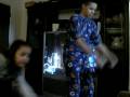 videos de kid wearing footie pjs jump roping with a trash bag