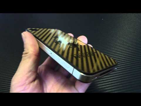 24K REAL gold apple iphone 4 back plate replacement, ferrari logo