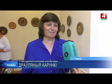 Экспозицию «Сожская скань» презентовали в Гомельском центре народного творчества видео
