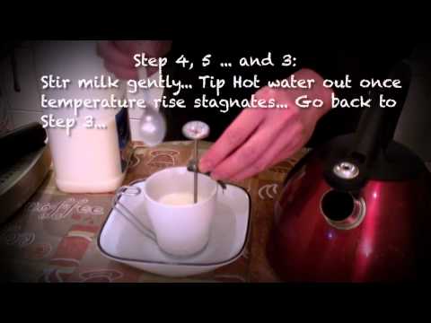 how to properly heat milk