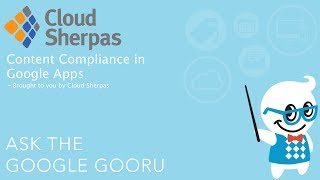 Content Compliance in Google Apps