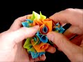 How to make an Origami Cuboctahedron from Curler Units How to make an Origami Cuboctahedron from Curler Units